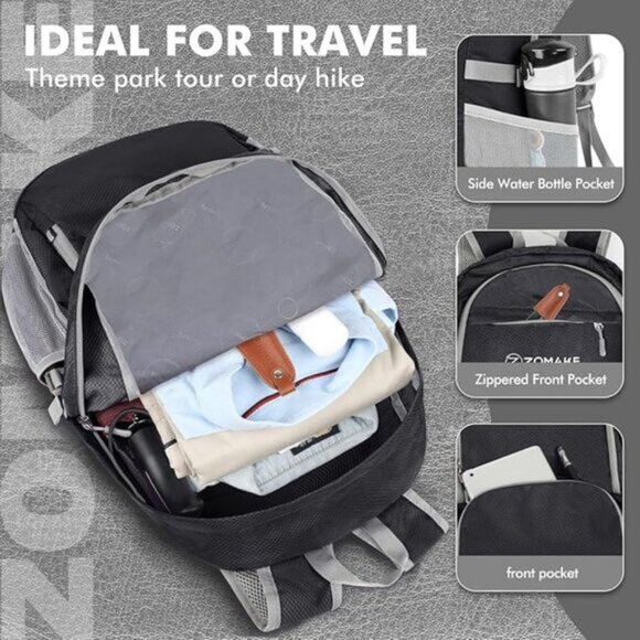 ZOMAKE Lightweight Packable Backpack - Picture 3 of 11